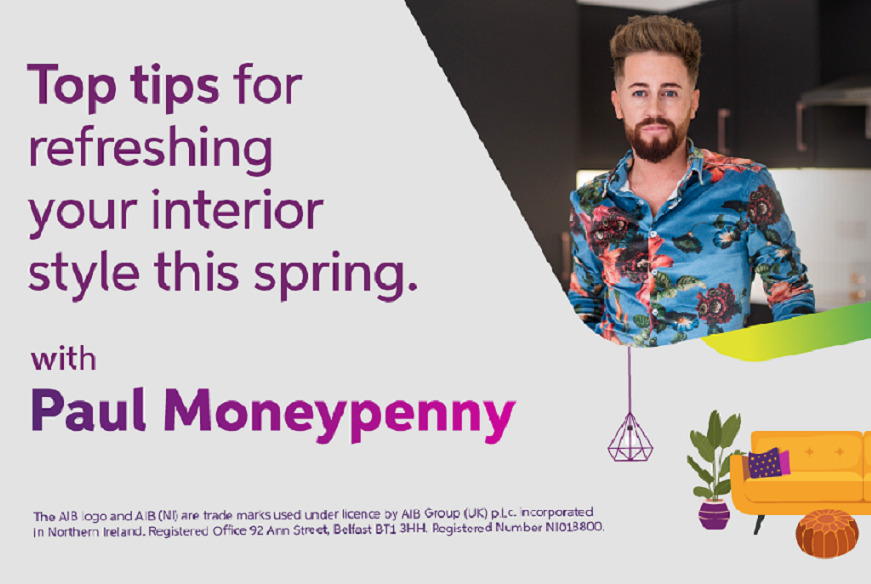 Top tips for refreshing your interior style this spring with Paul Moneypenny