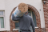Man carrying insulation for a home.