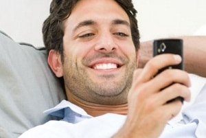 guy talking over phone